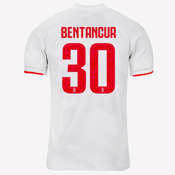 Camiseta Juventus NO.30 Bentancur 2ª Kit 2019 2020 Gris Blanco